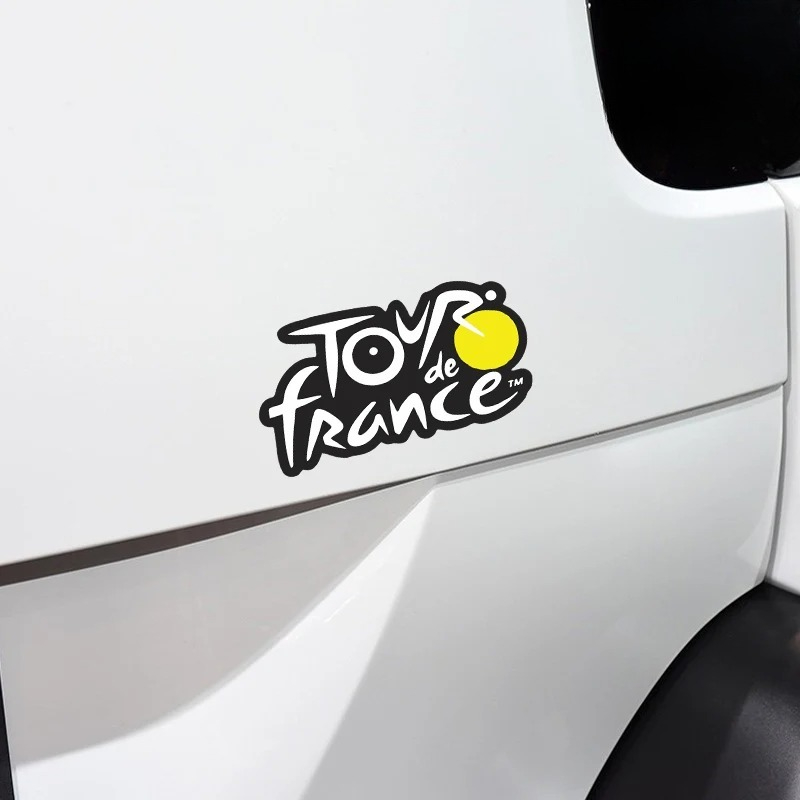 Mountain Biking France - 1 stuks Tour de France-logo vinylsticker,