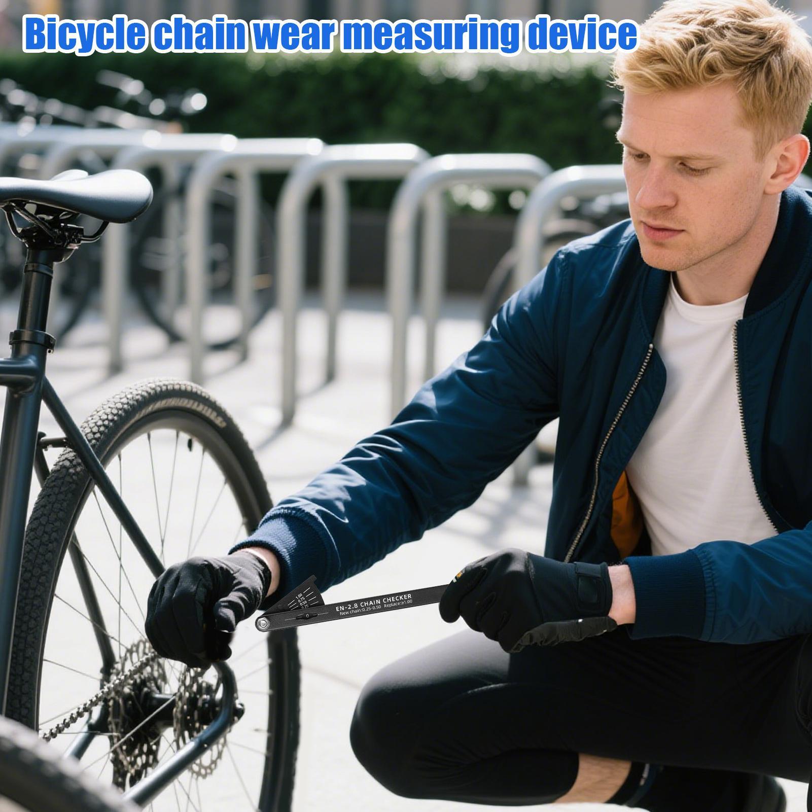 Mountain Biking For Beginners - Fietsketting Slijtagemeter Fietsketting Slijtage Tool Professionele