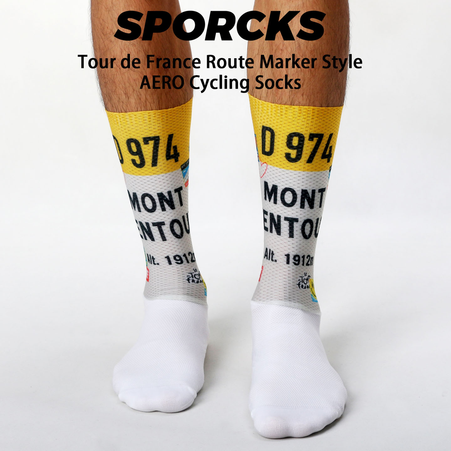 Mountain Biking France - [1 paar/2 paar/3 paar verpakking] Sporcks