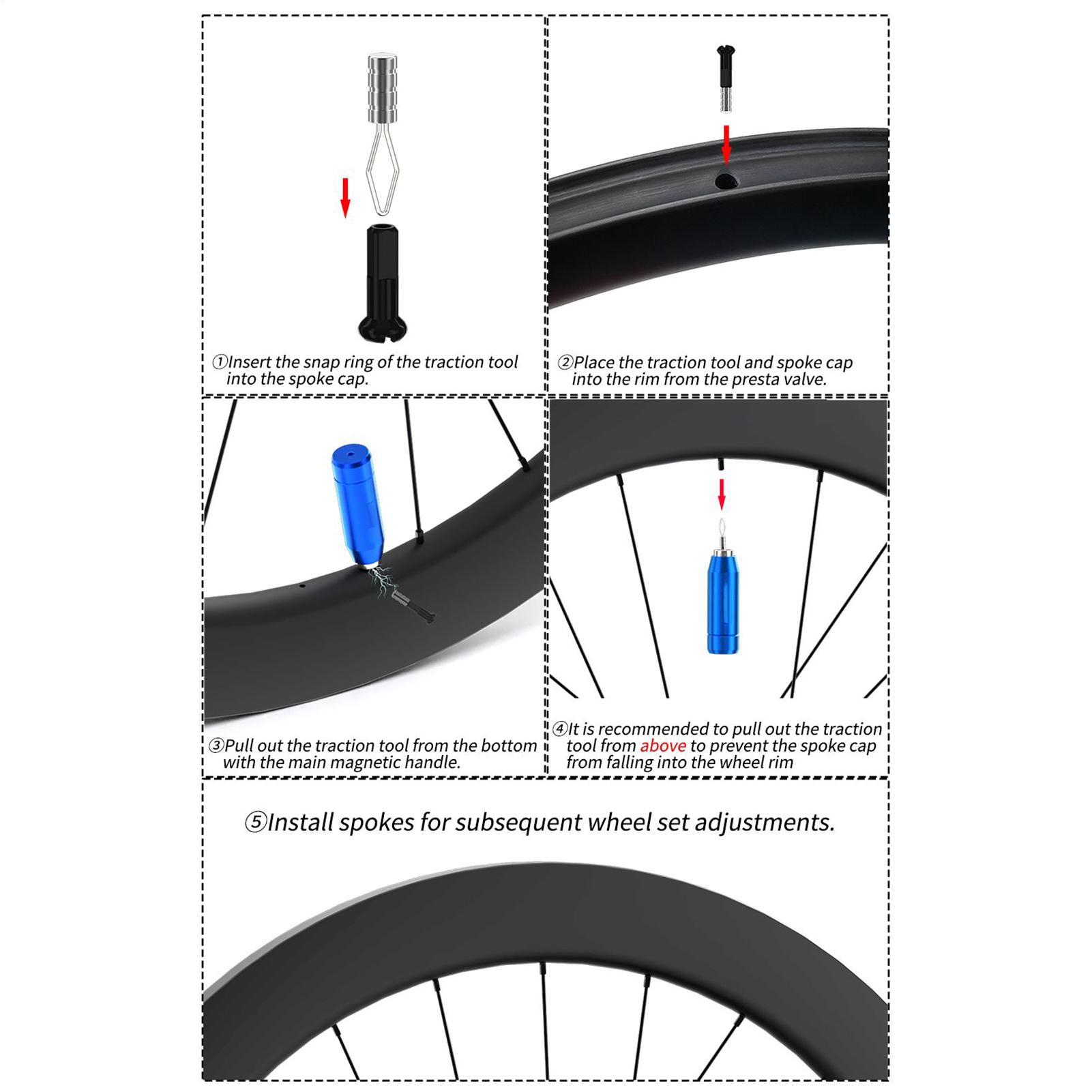 Mountain Biking For Beginners - Fiets Interne Kabelgeleiding Tool Velgen Tractiesleutel