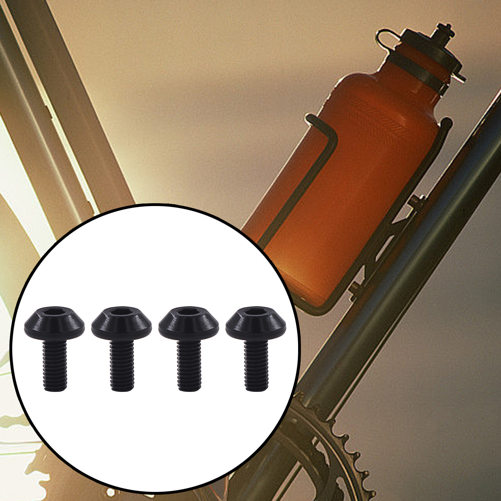 Mountain Biking Water Bottle - 4 Stuks Fiets Bidonhouder Bolt Fietsen