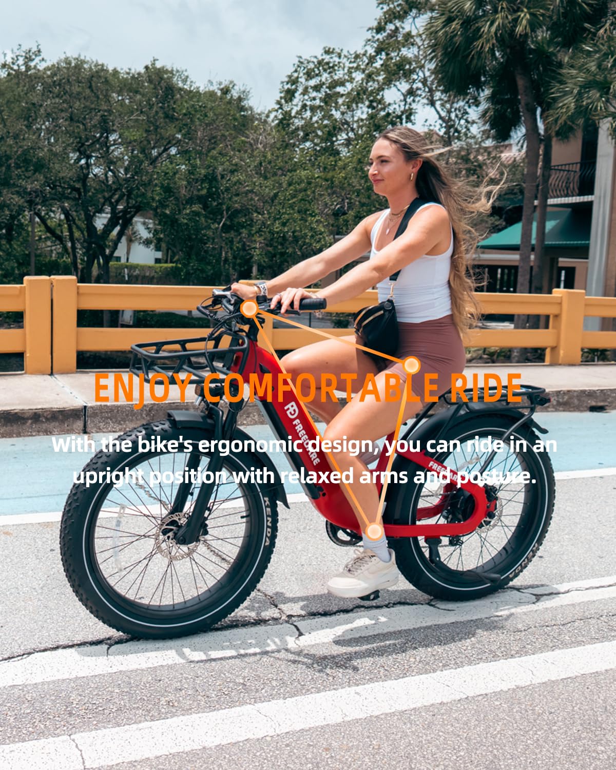 FREEDARE Elektrische fiets voo - Mountain Biking App recensie en prijs