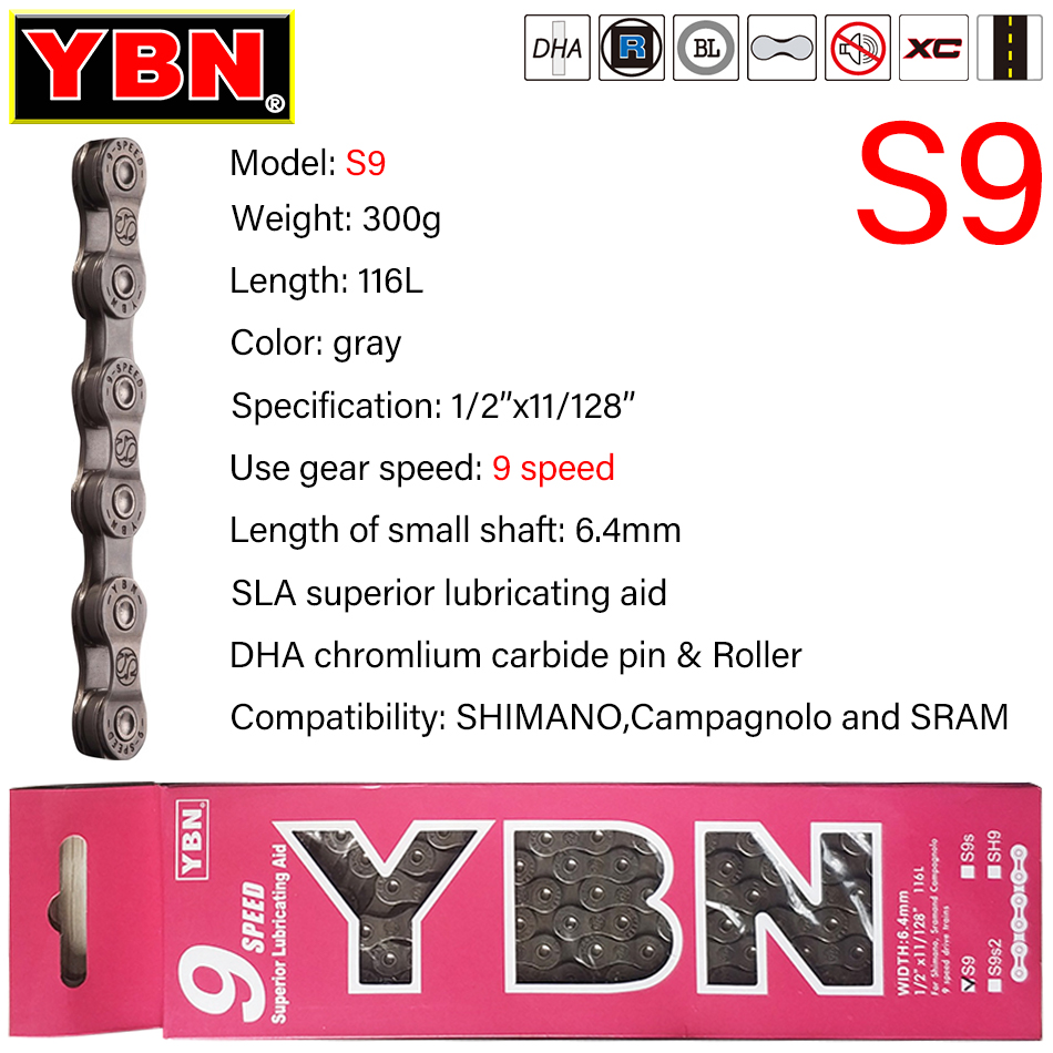 YBN Fietsketting 8/9/10/11/12  - Cassette 11 Speed recensie en prijs
