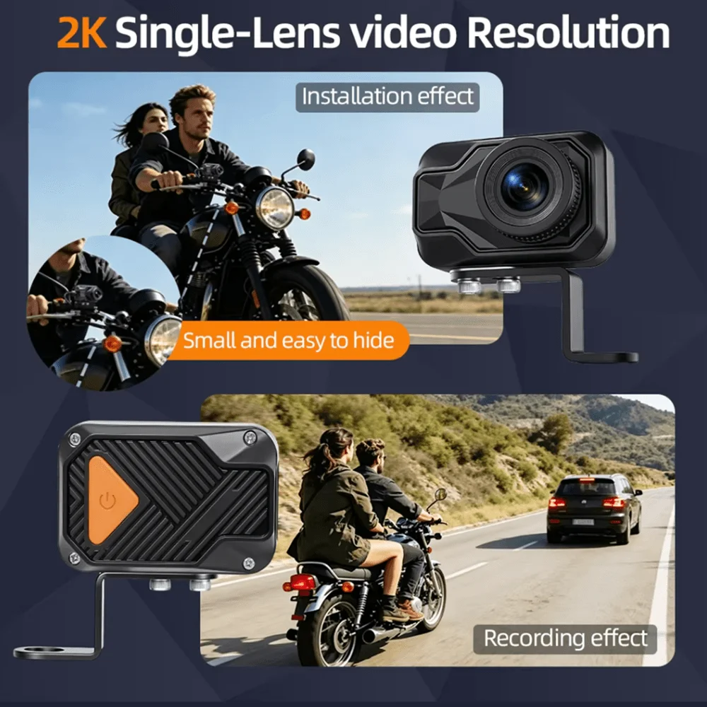 Motorfiets DVR 2K HD WiFi & AP - Mountain Biking App recensie en prijs