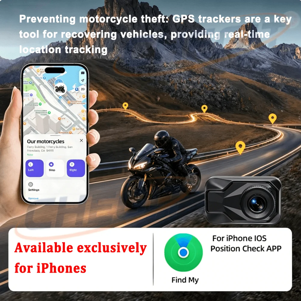 Motorfiets DVR 2K HD WiFi & AP - Mountain Biking App recensie en prijs