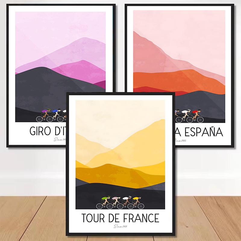 Aquarel Fietswedstrijd Fietser - Mountain Biking France recensie en prijs