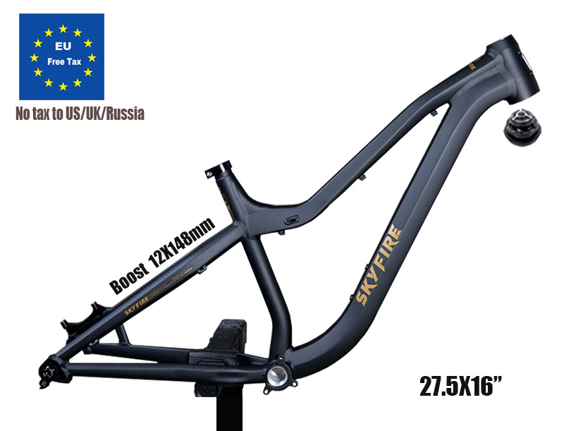 Racetrack aluminium fietsframe - Mountain Biking Uk recensie en prijs