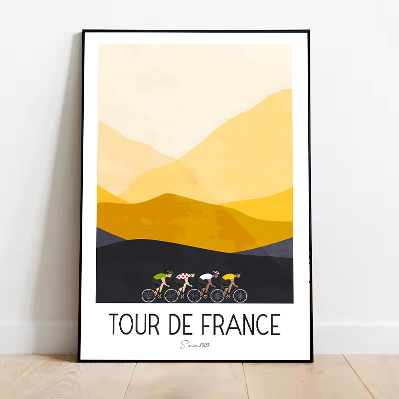 Frankrijk Mountainbike Poster  - Mountain Biking France recensie en prijs